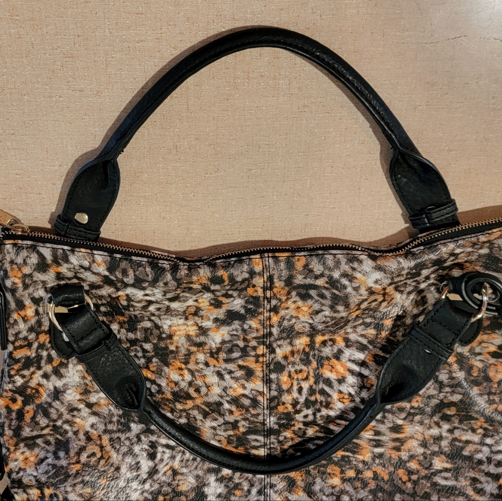 Jessica Simpson Animal Print Bag Hobo Handbag - Picture 7 of 11